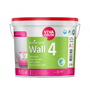 Vivacolor Wall 4 A Sienas krāsa, pilnīgi matēta 2.7L
